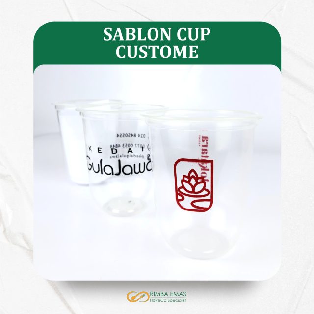 CUSTOME CUP SABLON